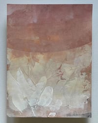 Image 1 of ORIGINAL AUTUMN GARDEN Texture Abstract Painting 9 X 12 Unframed