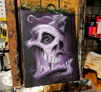 Image 4 of Purple Fezz cap Skull