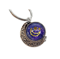 Image 1 of Bronze Moon Keyring ~ various colours available 