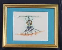 Image 1 of Fae Warrior and his Jumping Spider - Original Art
