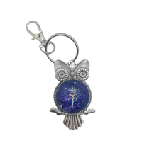 Image 1 of Owl Keyring ~ purple