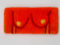 Image 1 of 01 Bright Orange with Yellow Nip Nops Mini Itty