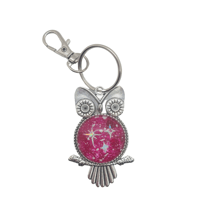 Image 1 of Owl Keyring ~ Pink 