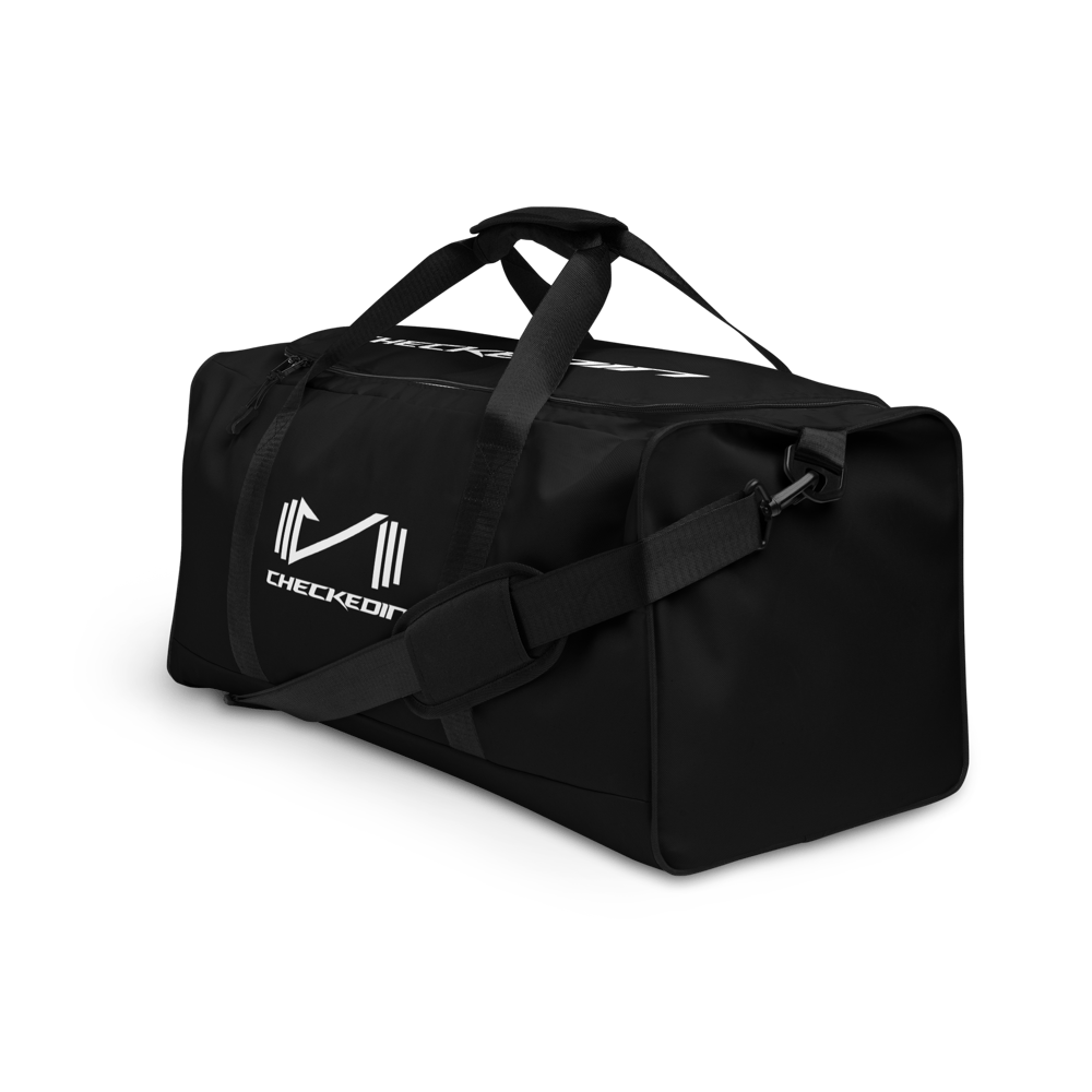 Image of "CHECKEDIN ELITE DUFFEL BAG" (OG Black)
