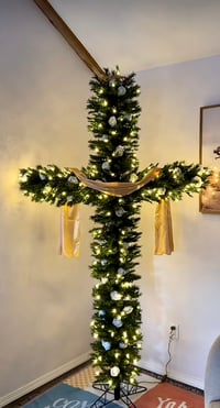 Cross Christmas Tree