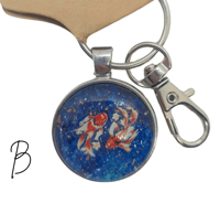 Image 2 of Koi Carp keyring 