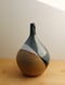 Image of asymmetrical criss cross vase