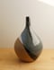 Image of asymmetrical criss cross vase