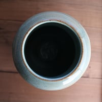 Image 3 of large wavy celadon vase