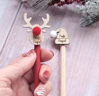 Image 1 of Lápices y Bolígrafos Navideños Personalizados