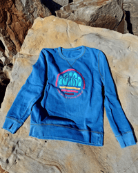 Image 1 of Unisex Blue Sweatshirt ‘Osasuna Maitasuna Askatasuna’