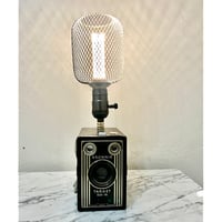Brownie Target Six-16 Vintage Camera Table Lamp – 1945 Conversion