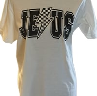 Jesus w/ lightning bolt 