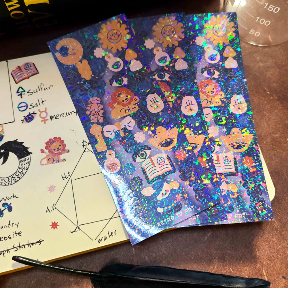 Image of Alchemy Deco Sticker Sheet