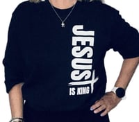 Jesus is King long sleeve tee