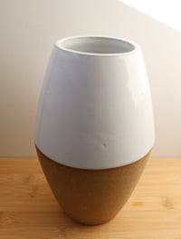 Image 3 of Tall angled vase, large