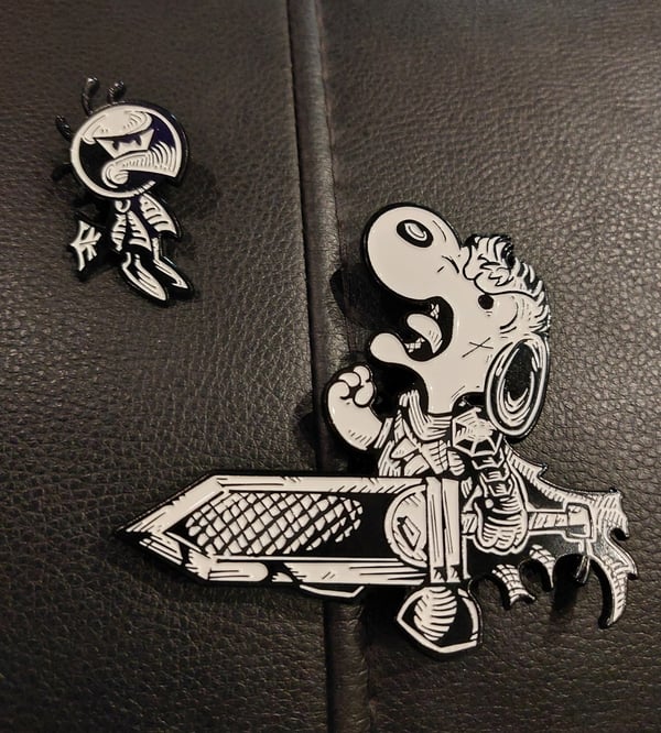 Image of Snoopy x Berserk Enamel Pin