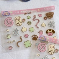 Image 3 of Dreaming Clear Deco Sticker Sheet