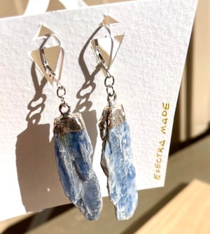 Image of Sodalite Crystal Earrings