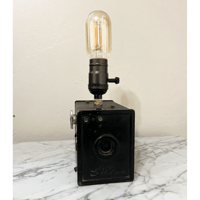 Agfa Ansco Box Camera Vintage Table Lamp – 1920s Conversion