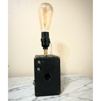 Vintage Box Camera Table Lamp - Circa 1920s