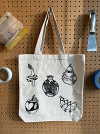 Image 1 of Kinky Fruits Series: All Together Tote Bag 