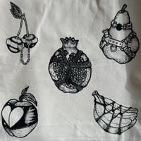 Image 2 of Kinky Fruits Series: All Together Tote Bag 