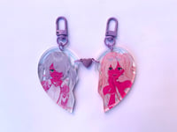 Image 2 of (MISPRINTS) GETCHA! Tri & Aya Magnetic Charms 