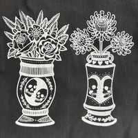 Image 3 of Skull Vases Tote 