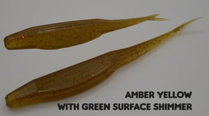 Image of 5" Split Tail Jerk Bait (8pk) (Various Colors)