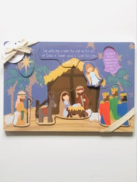 Image 1 of The Nativity Story Wood Puzzle 