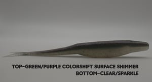 Image of 5" Split Tail Jerk Bait (8pk) (Various Colors)