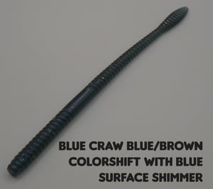 Image of 6.25" Spade Tail Trick Worm (8pk) (Various Colors)