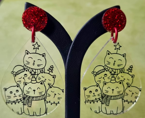 Image of Happy catmus earrings - LIMITED