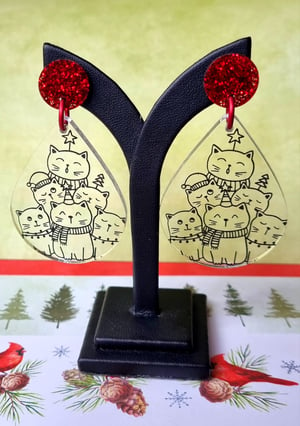 Image of Happy catmus earrings - LIMITED