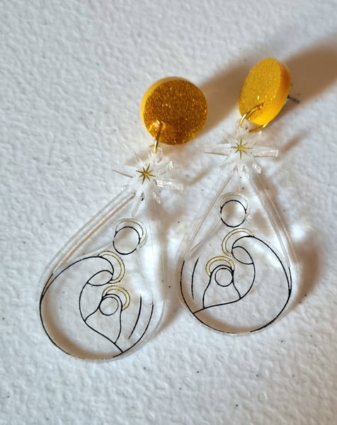 Image of Holy Trinity earrings - LIMITED