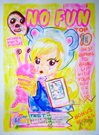 Image 1 of NO FUN print
