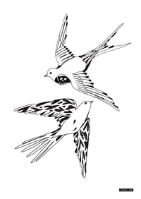 Image 2 of Grand print oiseaux 