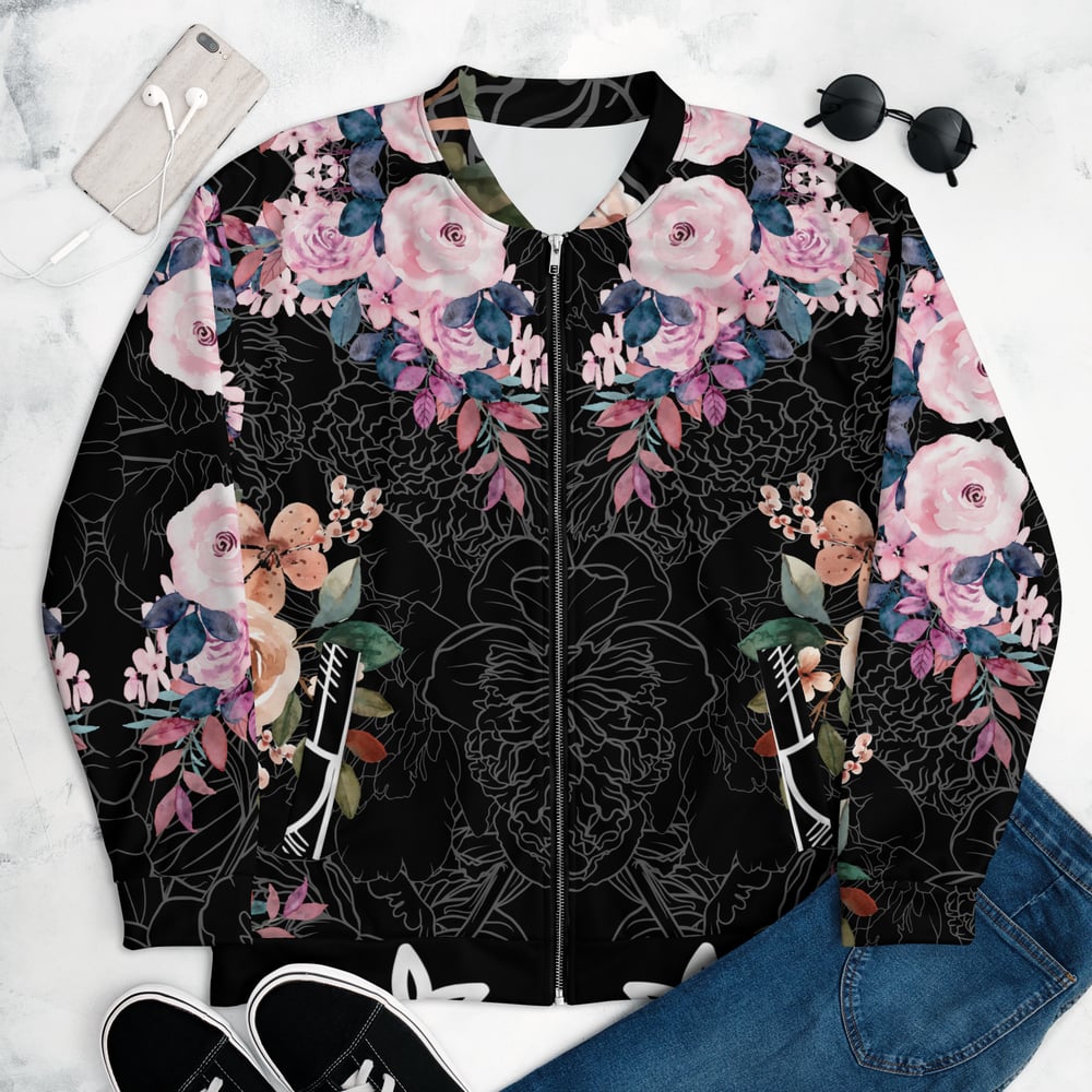 Image of PB Rose Unisex Bomber Jacket
