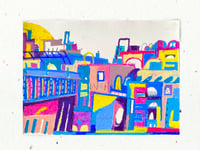  pastel vue de la lune