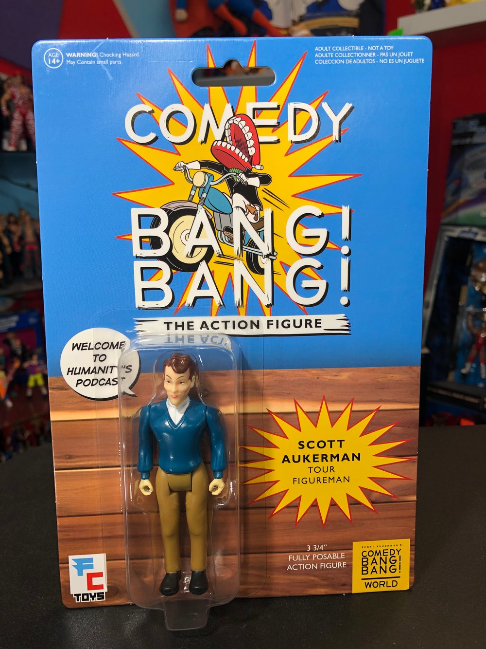 COMEDY BANG! BANG! SCOTT AUKERMAN TOUR VARIANT FIGURE BY FC TOYS