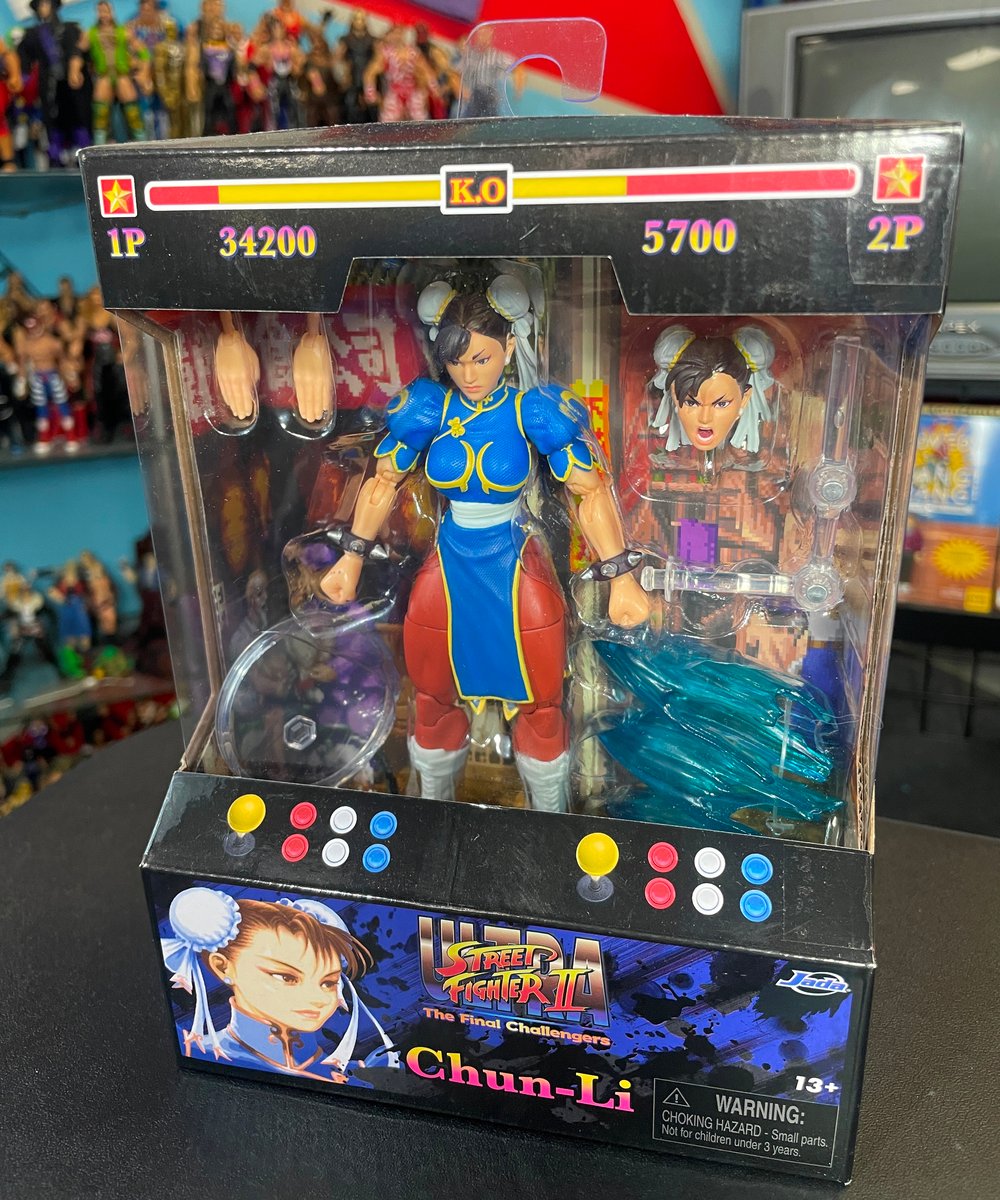 Ultra Street Fighter II CHUN-LI 6-Inch Action Figure by Jada Toys