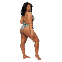 Image 8 of Monstera String Bikini UPF 50+ 