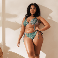 Image 11 of Monstera String Bikini UPF 50+ 