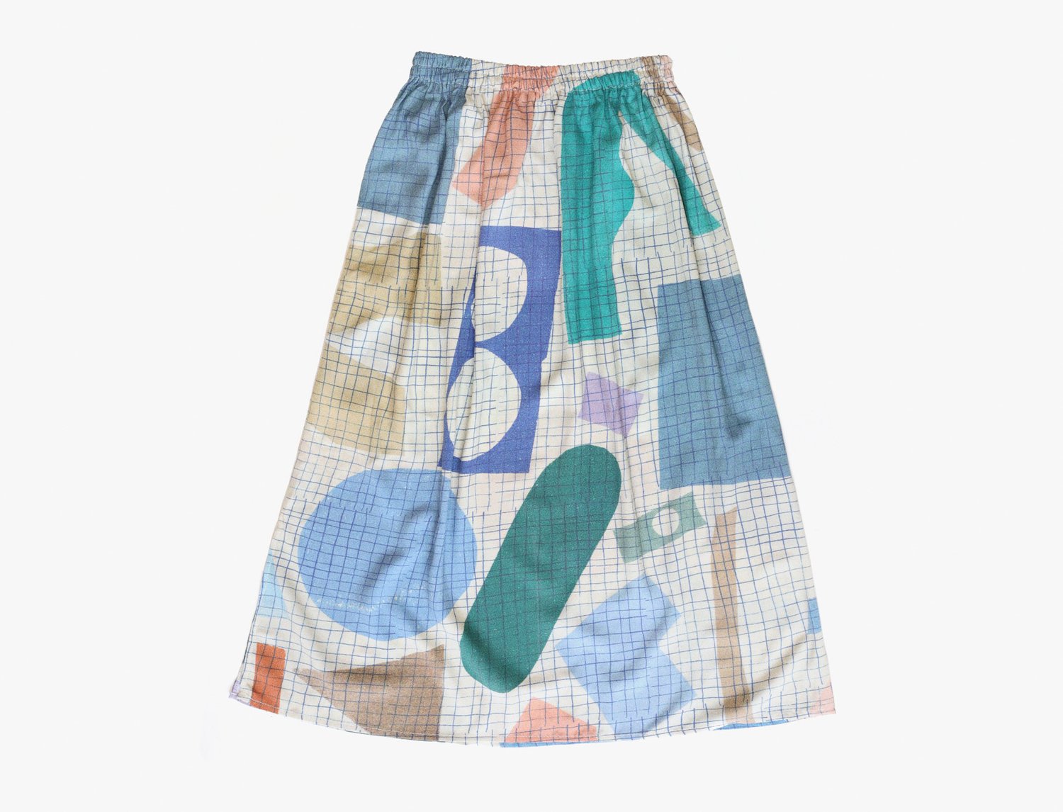 Image of SOFT CUTS GRID SKIRT