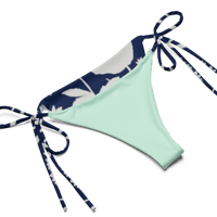 Image 4 of Royal Floral String Bikini UPF 50+