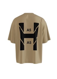 Image 2 of Split Free T-Shirt ( Beige )