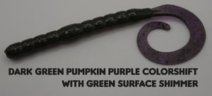 Image of 7.5" Curly Sue Worm (8pk) (Various Colors) Group 1