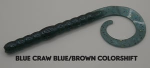 Image of 7.5" Curly Sue Worm (8pk) (Various Colors) Group 1