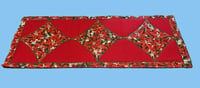 Image 1 of Handmade Table Runner, Poinsettia's